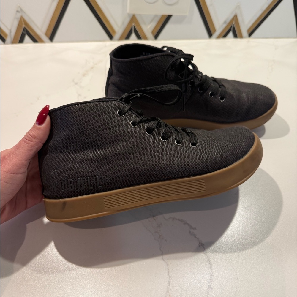 LAST DAY SALE - NOBULL Black High-Top Athletic Shoes